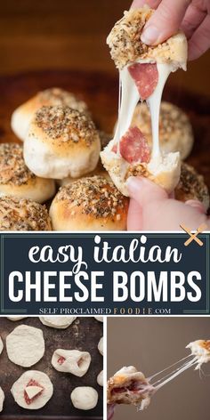 Biscuits Recipe Easy, Italian Recipes Easy, Biscuit Dough, Biscuits Recipe, Italian Cheese, Easy Italian, Dinner Appetizers, Easy Video