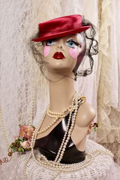 "Gorgeous vintage 30s 40s fuchsia pink satin mini boater hat with a full face veil, back veiling and chin strap by I.Magnin & Co. New York Creations. Perfect piece for a cocktail party, tea party, film, music videos..etc. Makes a great gift as well for someone who loves collecting unique vintage hat pieces that are one of a kind. Great Condition for its vintage age. Pre Loved Great Condition No Stains, Holes or Fade Note: Clean Interior and Exterior. Vintage 30s 40s Brand: I.Magnin & Co. New Yor Vintage Top Hat With Short Brim For Party, Vintage Party Top Hat, Vintage Fitted Top Hat For Party, Retro Brimmed Fascinator For Parties, Retro Red Party Hat, Red Retro Party Hat, Vintage Brimmed Costume Hats For Party, Vintage Top Hat For Royal Ascot Party, Retro Curved Brim Costume Hats For Party