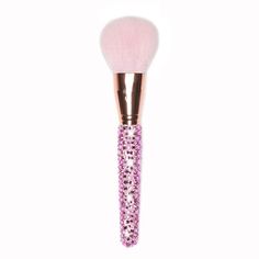 F21 - Large Powder Brush - Blinged Brushes - Official Blinged Brushes© X Paige Koren Makeup Brushes Cheek Bones, Face Brush Set, Crystal Makeup, Daily Makeup Routine, Eye Brushes Set, Face Makeup Brush, Highlighter Brush, Brow Brush, Eye Makeup Brushes