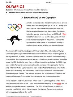 an olympic document is shown with the olympics symbol on it's back side and text below