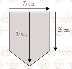 the size and width of an area rug with measurements for each side, including 25 cm