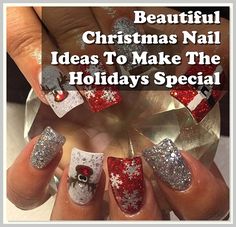 Looking for some festive nail art ideas to spruce up your holiday look? Look no further! Here are some of the best rated christmas nail art ideas out there. Kids Nail Polish, Holiday Nails Winter, Christmas Nail Stickers, Tree Nails, Snowflake Nails, Nails For Kids