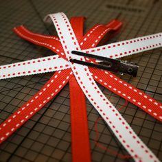 Fan ribbon Korker Bows, Girls Hair Bows Diy, Homemade Bows, Bows Diy Ribbon, Hair Clips Diy, Bow Template