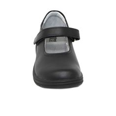 The sleek Mary Jane silhouette of the School Issue Prodigy is crafted from a smooth leather upper with a hook-and-loop closure strap and padded collar. The School Issue brand is your best resource for School uniform footwear but also perfect for weddings, church and any dress/casual event. Classic Black Leather Mary Janes, Black Leather Mary Janes For School, Mary Jane Shoe, The School, Smooth Leather, Mary Janes, Leather Upper, Sleek, Weddings