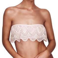 Lightly Lined Strapless Bandeau Style Light Cream/ Off White New With Tags T O P R A T E D Ambassador Seller F A S T S H I P P I N G White Lace Sleeveless Tube Top, White Lace Bandeau Tube Top, Lace Tube Top With Built-in Bra For Summer, Lace Strapless Tube Top Bra Friendly, Lace Strapless Bra-friendly Tube Top, Lace Bra-friendly Strapless Tube Top, Summer Lace Bandeau Crop Top, Bra Friendly Lace Strapless Tube Top, Strapless Tops With Built-in Bra For Vacation