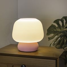 Our mushroom shaped 3D printed table lamp is perfect for traditional and modern homes alike. Featuring an in-line dimmer switch and plant based filament materials, this unique lamp is a welcome addition to any space. At 10" x 10" x 10", this lamp fits perfectly into any bedroom, office, or even kitchen. JONATHAN Y Mushroom Classic Plant 3D Printed Lamp 10-in White/Light Pink LED Table Lamp with Plastic Shade | USA1004C Small Nightstand Lamps, Minimal Lamp, Glass Bedside Lamps, Globe Table Lamp, Scandinavian Lamps, Lamp Pink, Unique Lamp, Pretty Aesthetic, 3d Lamp