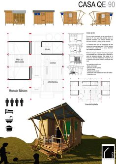 an image of a small cabin with plans for it