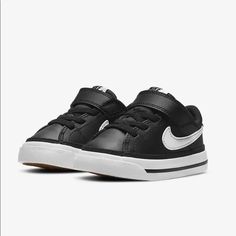 Nike Baby Sneakers Court Legacy Tdv Black Box Has No Lid Non-slip Black Canvas Shoes For Streetwear, Black Non-slip Canvas Shoes For Streetwear, Black Non-slip Low-top Canvas Shoes, Black Non-slip Sporty Skate Shoes, Black Scratch-resistant Lace-up Skate Shoes, Low-top Soft Sole Sneakers For Streetwear, Low-top Sneakers With Soft Sole For Streetwear, Soft Sole Low-top Streetwear Sneakers, Black Casual Sneakers With Soft Sole