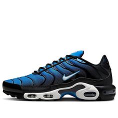 Nike Air Max Plus 'Aquarius Blue' DM0032-402 Modern Blue Sneakers With Air Max Cushioning, Nike Blue Outdoor Sneakers, Nike Blue Sneakers For Outdoor, Aquarius Blue, Blue Gradient, Nike Air Max Plus, Air Max Plus, Iconic Design, Sneakers Men Fashion