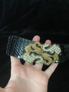 Very cool 1980’s black sequin stretchy belt with a gold buckle. Doesn’t look like it’s ever been worn!28-34” waist Elegant Black Belt Buckles For Party, Black Embroidered Belt For Party, Party Black Embroidered Belt, Gold Embroidered Belt For Party, Gold Embroidered Party Belt, Girls Peasant Dress, Sequin Belt, Brown Winter Coat, Mink Fur