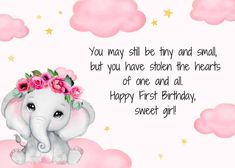 25 Sweet First Birthday Quotes for Baby Girl – Motivation for Mom First Month Birthday Quotes, First Birthday Wishes For Baby Girl, Happy 1st Birthday Girl Wishes, Happy 1st Birthday Quotes Girl, 1st Birthday Girl Wishes, 1st Birthday Wishes For Baby Girl, Caption For Baby Girl, Happy First Birthday Wishes, Happy First Birthday Girl