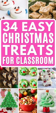 Get into the holiday spirit with these 34 easy Christmas treats for the classroom! Perfect for teachers and students alike, these festive recipes are simple, delicious, and sure to spread joy. From fun candy creations to homemade goodies, these classroom-friendly treats make holiday celebrations extra special. Discover creative ideas that are quick to make and easy to share with your class this Christmas season! Christmas Treats Classroom, Christmas Treat Ideas, Classroom Recipes, Easy Christmas Treat, Graham Cracker Toffee, Cake Mix Bars, Oreo Bark, Butter Cake Cookies, Christmas Side Dish Recipes