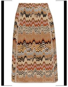 Missoni skirt Missoni Skirt, Fashion Designer Clothes, Designer Wear, Missoni, Earth Tones, Textures Patterns