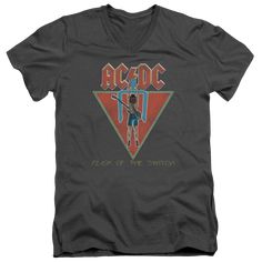 Officially Licensed Merchandise. Printed in the U.S.A. 100% Cotton. Loose-fitting, Breathable, Stylish V-Neck. Design Will Not Fade, Crack or Peel After Multiple Washes. State of the Art Digitally Printed Clothing. Made to Order. Takes 2-5 Business Days to Make to Perfection. Acdc Shirt, The Switch, Sleeves (women), Ac Dc, Back To Black, Neck Shirt, Cotton Shorts, Workout Shorts, Hooded Sweatshirts