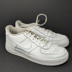 Check out Nike AF1 Air Force One 314192-117 Low White Sneaker Size 7Y, the latest item I added on eBay! #eBay #eBaySeller White Nike Air Force 1 For Sports, White Nike Air Force 1 Casual Sports, White Nike Air Force 1 Casual Sports Shoes, Casual Nike Air Force 1 Mid-top, Casual White Nike Air Force 1 Lace-up, Casual White Nike Air Force 1 With Round Toe, Casual White Lace-up Nike Air Force 1, Air Force One, Force One