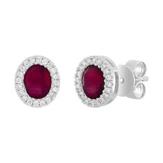 Indulge your inner diva with our exquisite 14K Gold earrings featuring oval diamonds and vibrant colored stones. Exuding elegance and radiance, these earrings are the epitome of luxury, available in Ruby, Emerald, and Sapphire, each encircled by a halo of sparkling diamonds with a combined weight of 0.72ct in gemstones and 0.12ct in diamonds. Let the glamour commence with these classic and stunning earrings. Details: Gemstones: Natural Ruby, Emerald or Blue Sapphire Total Weight 0.72ct and Natur Luxury Oval Diamond Earrings With Gemstones, Formal Oval Diamond Earrings With Gemstones, Oval Diamond Earrings With Gemstone, Oval Pave Set Fine Jewelry Earrings, Oval Pave Setting Earrings In Fine Jewelry, Oval Ruby Earrings With Halo Design, Oval Diamond Halo Earrings, Fine Jewelry Oval Earrings With Pave Setting, Oval Earrings With Pave Setting In Fine Jewelry Style