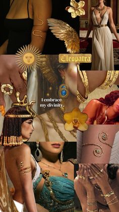 Cleopatra, Egyptian aesthetics, golden, Egypt, queen, ancient Egyptian Aesthetic, Egypt Aesthetic, Egypt Fashion, Capricorn Women, Studio Photography Poses, Leo Women, Witchy Wallpaper, Desi Fashion Casual, Girly Wall Art