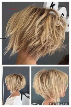 Κούρεμα Bob, Choppy Bob Hairstyles, Layered Bob Hairstyles, Metal Hair, Short Blonde, Back View, Hair Length