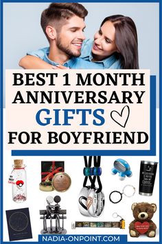 the best 1 month anniversary gifts for boyfriend