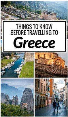 things to know before traveling to greece