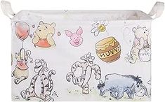 the winnie the pooh bag has many stickers on it