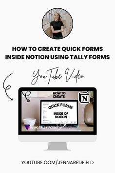 a computer screen with the text how to create quick forms inside motion using tall forms