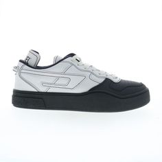 Model Name: S-Ukiyo Low X Model Number: Y02962-Pr013-H1527 Material: Leather Color: White Black Condition: New With Box Width: Medium (D, M) Diesel Offers Trendy And Stylish Models That Look Great With Jeans. Diesel Provides A Great Look But Also Provides Comfort With A Rubber Sole Allowing For Everyday Use. When It Comes To Choosing An Outfit Diesels Are Always A Good Way To Go! High-top Sneakers With Contrasting Heel Counter For Streetwear, Streetwear High-top Lace-up Sneakers With Contrasting Heel, Modern High-top Sneakers With Contrasting Heel For Streetwear, Streetwear Low-top Sneakers, Sporty Custom Sneakers With Branded Heel Counter, Sporty Custom Lace-up Sneakers With Contrasting Heel, Sporty White Skate Shoes With Contrasting Heel, Dynamic Leather Low-top Custom Sneakers, White Skate Shoes With Contrasting Heel For Sports