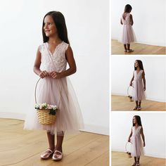 Wedding Dresses Tulle, Sleeveless Flower Girl Dresses, Flower Girls Dress, Simple Wedding Dresses, Wedding Dress Collection, Dresses Tulle, Tulle Skirts, Dresses Simple, The Modern Bride