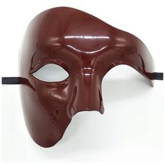 Phantom Of The Opera Half Man Face Red Mask! Nwt Mask Perfect For Cosplay Or Halloween Use New And Never Used Red Masks And Prosthetics For Cosplay Events, Red Mask For Cosplay, Red Halloween Masks And Prosthetics For Costume Party, Red Halloween Cosplay Masks And Prosthetics, Red Halloween Masquerade Mask, Red Halloween Costume Party Masks And Prosthetics, Red Halloween Costume Party Mask, Red Mask Costume Accessories For Carnival, Red Carnival Mask Costume Accessories