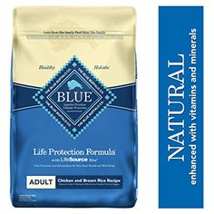 blue buffalo life protection formula for dogs with chicken and brown rice, 12 pound bag