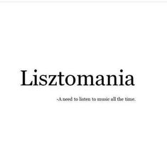 an image of the words listomania in black and white on a white background