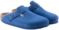 Birkenstock Boston Suede, Birkenstock Styles, Ultra Blue, Birkenstock Boston, Birkenstock Boston Clog, Soft Suede, Natural Leather, Signature Style, Fashion Store