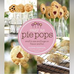 the cover of easy as pie pops small in size and huge on flavor and fun