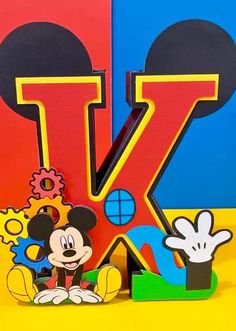 the letter k is for mickey mouse