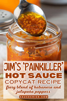 Jim's Painkiller Hot Sauce Recipe