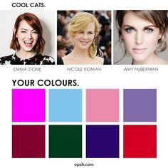 Amy Huberman, Colors For Pale Skin, Pale Skin Color, Neon Prom Dresses, Shingle Colors, Porcelain Skin, Cool Skin Tone, Colors For Skin Tone, Cool Undertones