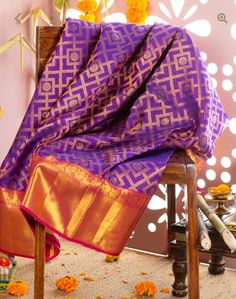 Spread the shine of various celebrations in colorful variety of saree in soft silk based in color work* *🌹Fabric-Soft Banarasi Silk* Handloom Weaving Silk Saree With Rich Contrast Wooven Pallu n Rich Wooven Border Luxury Purple Banarasi Silk Pre-draped Saree, Saree Purple, Silk Saree Wedding, Saree Kanchipuram, Silk Saree Kanchipuram, Handloom Weaving, Silk Saree, Silk Sarees, Red Color