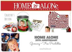 the home alone 25th anniversary party flyer