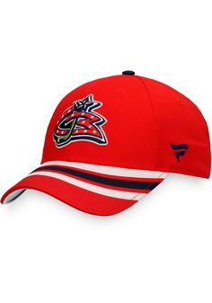 This Columbus Blue Jackets Red Adjustable Hat features a NHL Special Edition team design similar to the on-ice team alternate design. Front embroidered team logo, Retro-inspired design, Mirrors on-ice alternate team uniform, Structured crown, Pre-curved visor, Polyester, Wipe clean with cloth or cleaning kit, 4 Red Collegiate Baseball Cap For Fan Gear, Columbus Blue Jackets, Team Uniforms, Cleaning Kit, Blue Jacket, Red Jacket, Adjustable Hat, Columbus, Retro Inspired