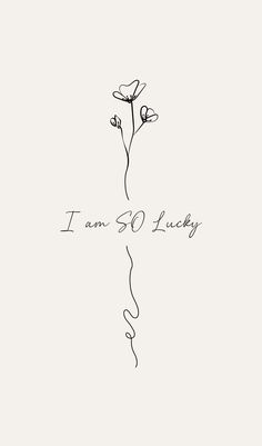 the words i am 50 lucky are written in black ink