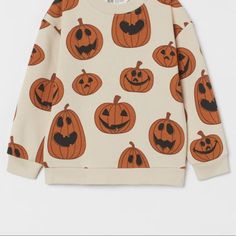 Pumpkin Sweatshirt. Just Like The Hm And Zara One But It’s From A Boutique. We Have It In All Sizes. Send Me A Message If You Want To Order A Different Size Cute Long Sleeve Orange Top, Playful Orange Crew Neck Top, Pumpkin Crewneck, Animal Print Pumpkin Shirt, Fun Orange Long Sleeve T-shirt, Boys Pumpkin Shirt, Kids Pumpkin Shirt, Navy Blue Sweatshirt, Quilted Sweatshirt