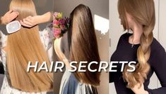 Healthy Hair Naturally, Haircare Tips, Hair Secrets, Long Healthy Hair, Beauty Routine Tips, Healthy Natural Hair