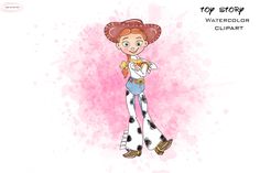 a drawing of a girl wearing a cowboy hat and jeans with her arms crossed, standing in front of a pink background