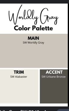 the color palette is shown in shades of gray, brown and white with black accents