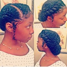 Protective styles Flat Twist Bun, Natural Girls, Hair Pics, Protective Hair, Twist Bun, Braids Styles, Dye Hair