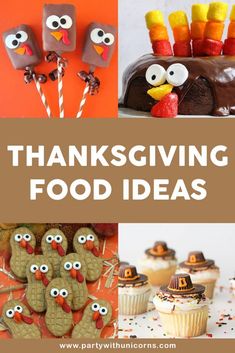 Thanksgiving party food ideas Thanksgiving Party Food Ideas, Turkey Rice Krispie Treats, Party Food Ideas For Kids, Cinnamon Roll Turkeys, Thanksgiving Food Ideas, Thanksgiving Party Food, Thanksgiving Cups, Pumpkin Rice Krispie Treats, Food Ideas For Kids