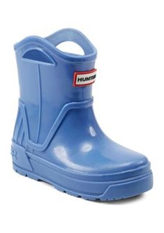 Rainy day style gets even cooler in the Hunter Georgey boots. Featuring a lightweight design with handles for easy pull on and off access, these kids' boots are made with a comfort footbed and are 100% waterproof to keep their feet dry. | Hunter Toddler Georgey Waterproof Boots, Blue, 8M Rainy Day Style, Rainy Day Fashion, The Hunter, Unisex Shoes, Kids Boots, Waterproof Boots, Medium Blue, Rainy Day, Shoe Boots