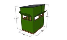 the measurements for a small green house