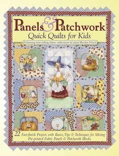 Here are over 20 fast-finish projects featuring pre-printed fabric panels and favorite quilt block patterns. With pre-printed panels from fabric shops, clear instructions, and patterns, you'll be able to create your own homemade quilts in no time! Included are famous quilt block patterns, such as the Pinwheel and Flying Geese, along with basic instructions on how to add borders to a panel. Quilters new to the craft will be comfortable buying pre-printed panels from craft stores, and author Janet Wecker-Frisch explains the process of using those panels to create beautiful quilts for children. Janet breaks down the quilt-making process for beginners with easy-to-understand instructions and tips for learning how to sew pre-printed fabric panels. Projects inside the book include *Bordered Pane Quilts For Kids, Quick Quilts, Patch Pillow, Transportation Crafts, Quilt Pattern Book, Big Block Quilts, Kids Quilts, Flying Geese Quilt, Homemade Quilts