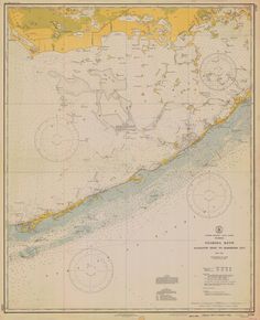 an old map of the coast of california